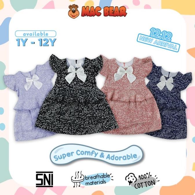 Macbee Baju Anak Perempuan Dress Anak Princess Cute Shakilla Termurah