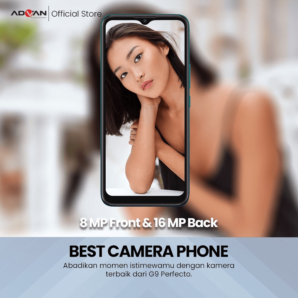 Advan G9 Perfecto (Gold Blue) 6.6 HD+ 4GB 32GB Octacore 1.6GHz Android 10 Garansi Resmi-4