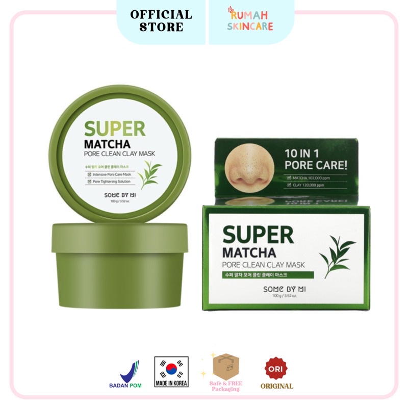 SOMEBYMI Super Matcha Pore Clean Clay mask 100g