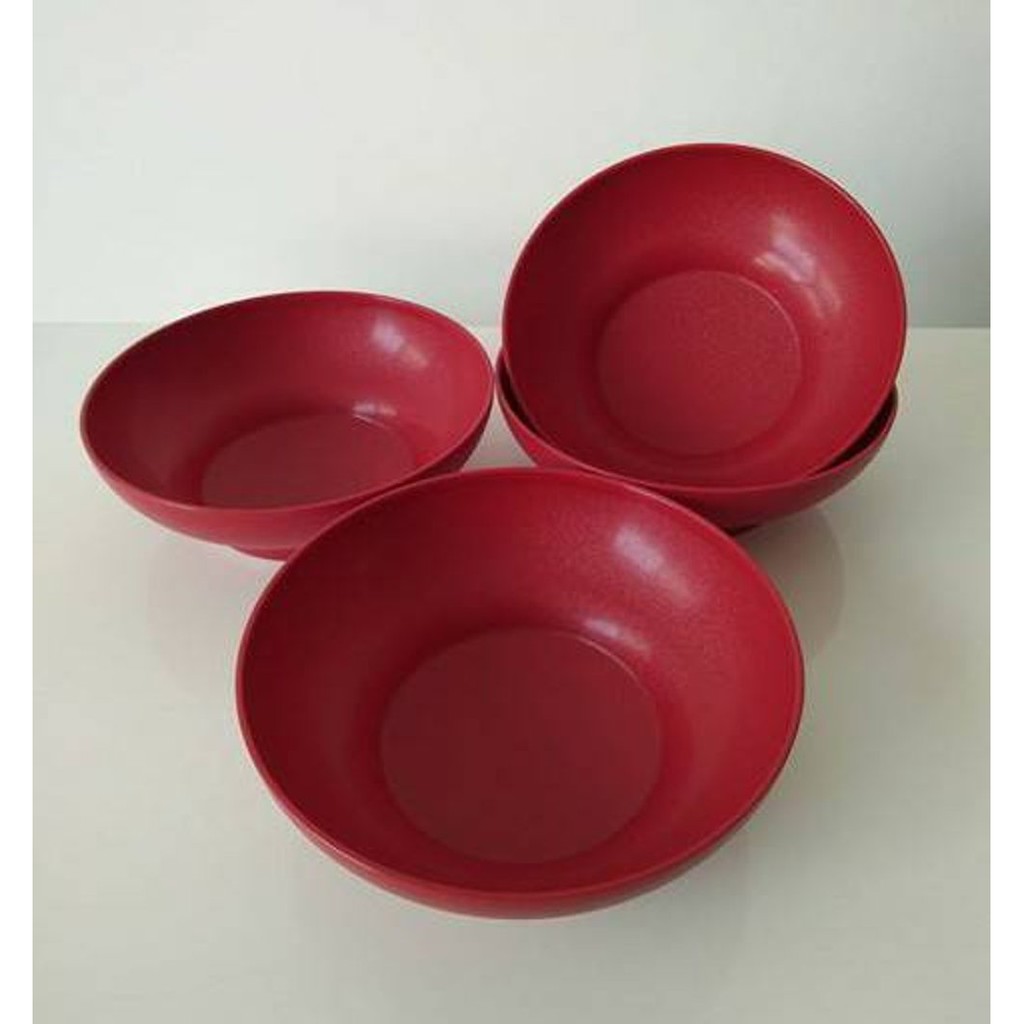 Mangkok merah/ungu Ideal bowl 500ml(1pc) promo murah