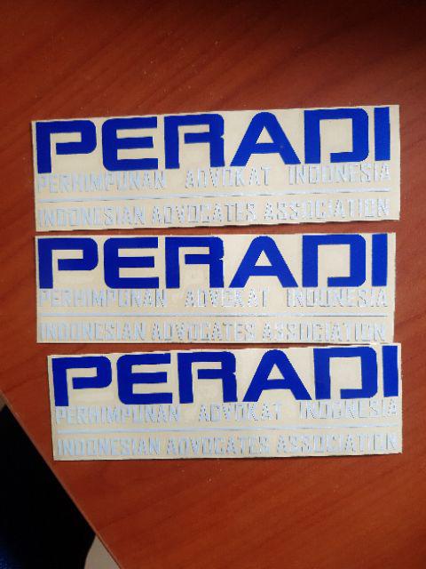 Stiker Peradi Shopee Indonesia