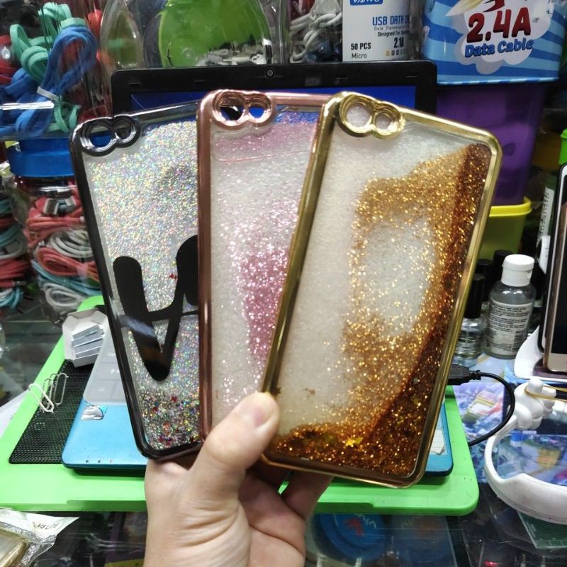VIVO V5 Lite tempered Gorilla Glass kaca dan silikon karet softcase air murah meriah