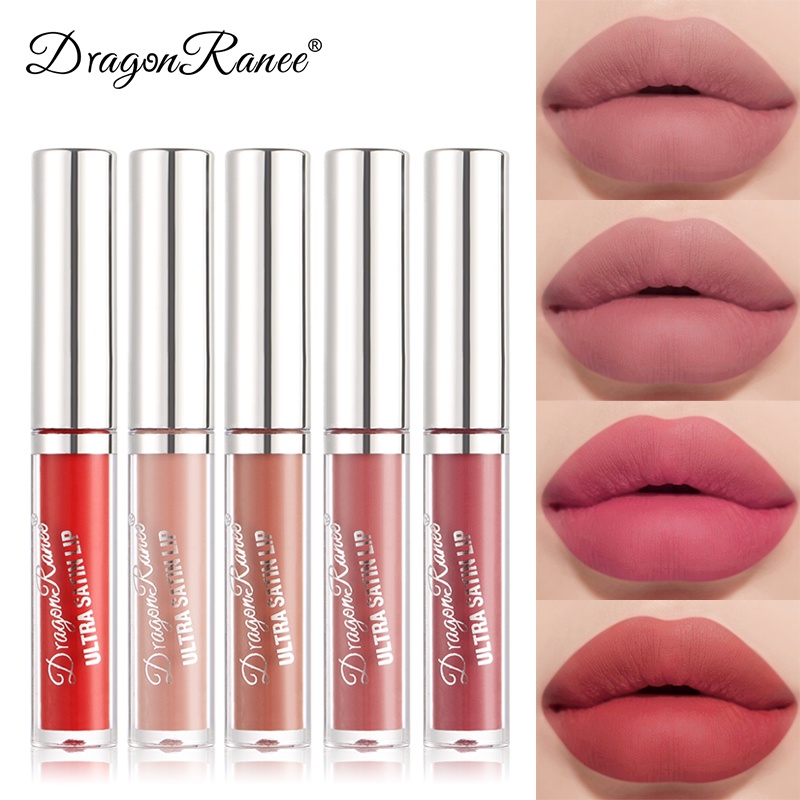 DRAGON RANEE Lipstik Smooth Matte Lipstick Brightens and moisturizes the lips TD003