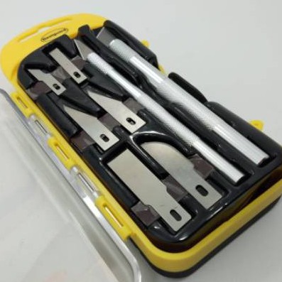 ALAT UKIR SET/HOBY KNIFE SET ISI/PISAU UKIR SET ISI 8PCS/HOBBY KNIFE SET PISAU UKIR PAHAT CUTTER SET