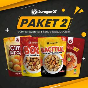 

jajanan 07. Paket 2 (cimol mozarella, boci premium, bacitul, cipak)