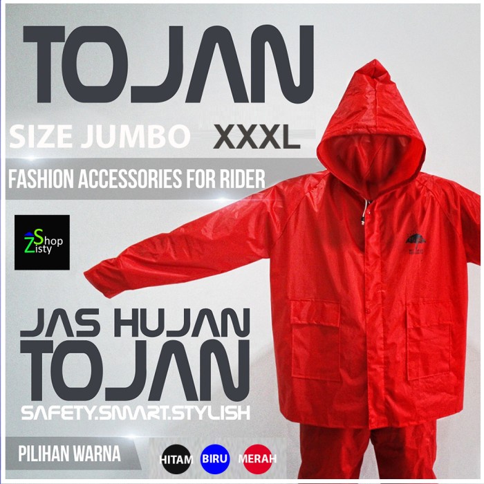 Jas Hujan Jumbo Pria Wanita Mantel Mantol Baju Hujan Ujan Jumbo Pria Wanita Dewasa Keren Jas Hujan R