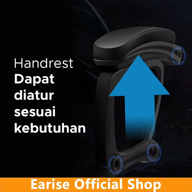 Earise Kursi Gaming Murah/Kursi kantor yang nyaman/Gaming Chair-3