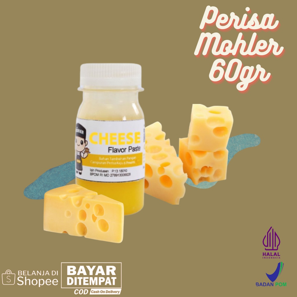 

⚡COD⚡ PERISA PASTA PEWARNA MOHLER KEJU 60gr / PERISA PASTA MOHLER KEJU UNTUK TAMBAHAN ADONAN ICE CREAM / PERISA PASTA MOHLER KEJU INI COCOK UNTUK MINUMAN BUKA PUASA DAN TAKJIL / MOHLER Pasta perisa pewarna KEJU/CHESEE DIJAMIN HALAL DAN BPOM