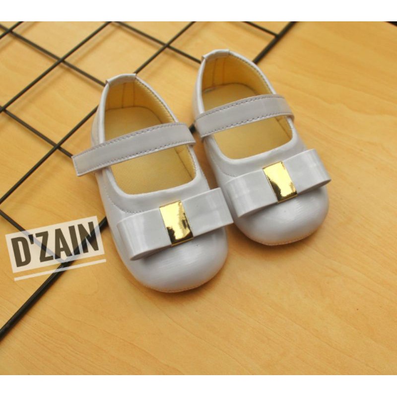 sepatu bayi perempuan prewalker pita/sepatu flat balita/sepatu bayi murah