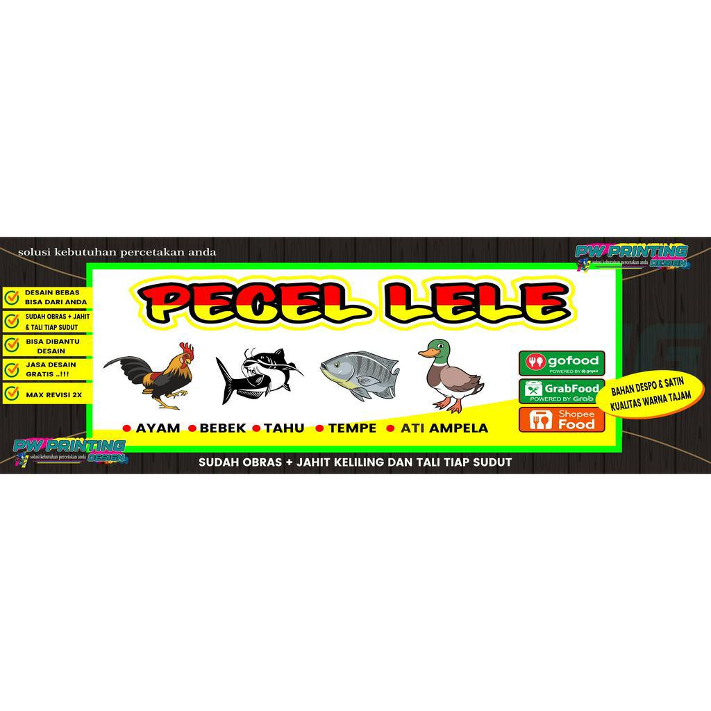 SPANDUK KAIN PECE LELE,NASI GORENG,BATAGOR,DLL