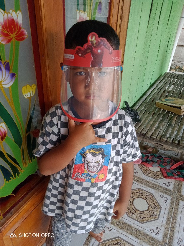 Face Shield Kacamata Anak Karakter
