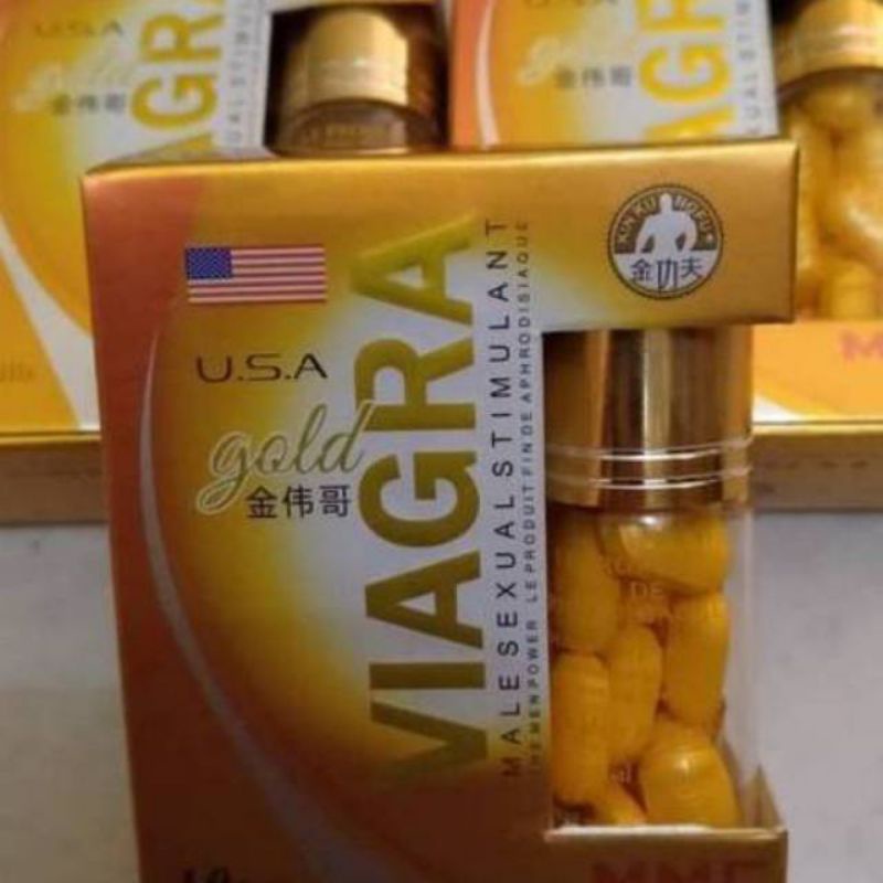 Original VIAGRA GOLD ORIGINAL 100% USA - OBAT KUAT PRIA TAHAN LAMA Exp Baru