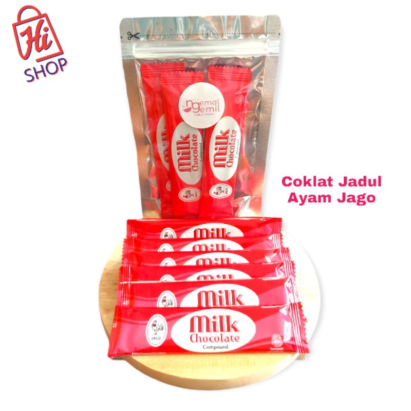 

Coklat Jadul Coklat Ayam Jago Milk Chocolate Compund Kualitas Premium