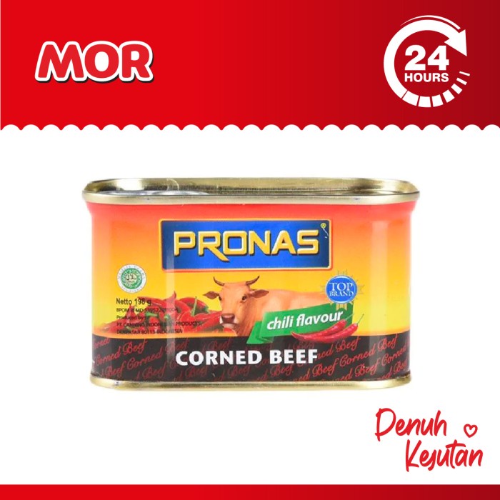 

asa457a Pronas Corned Beef Chili Kornet 198 Gr Xa20X1