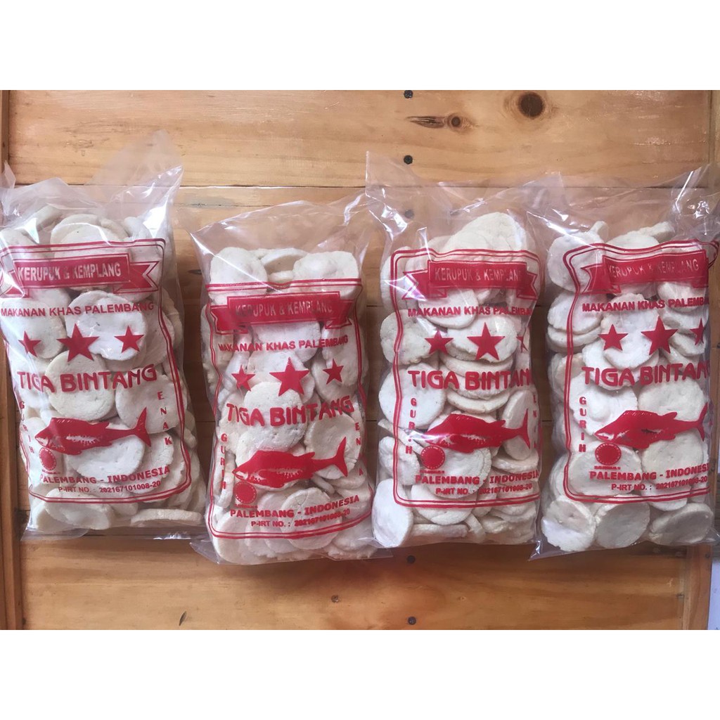 

Kerupuk Kemplang Kancing Ikan Tenggiri Super Palembang 1000 gr/ 1kg