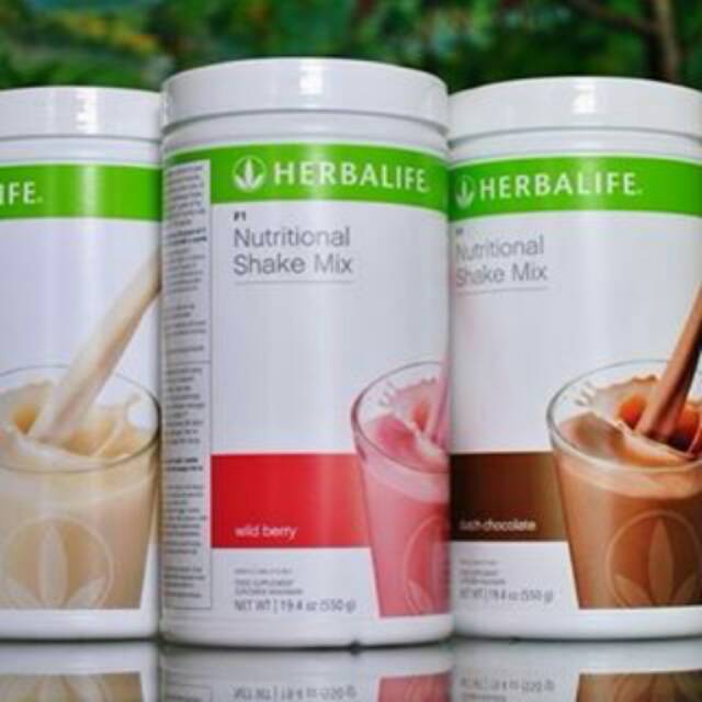 HERBALIFE F1 SHAKE MIX ( Vanila dan Coklat )