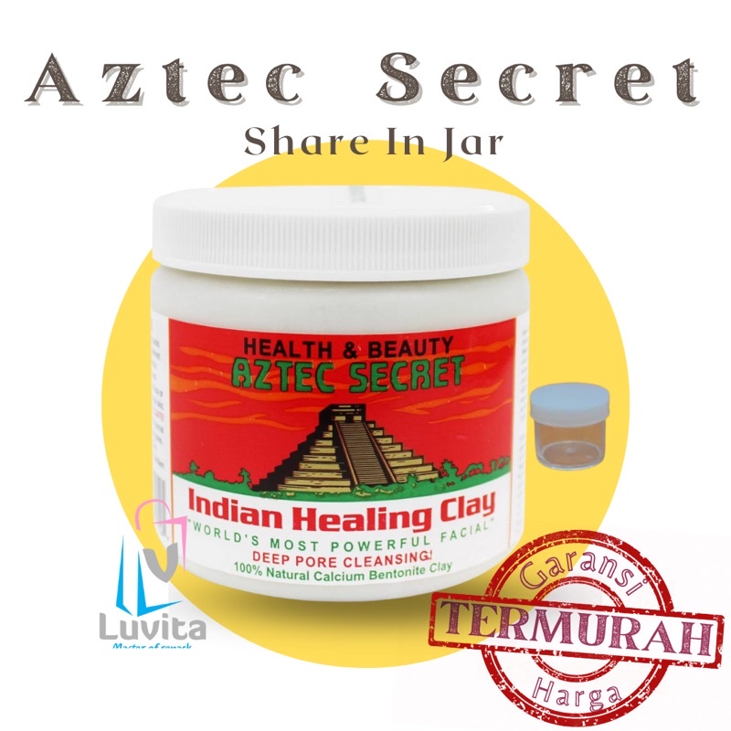 AZTEC Secret Indian Healing Clay Share In Jar