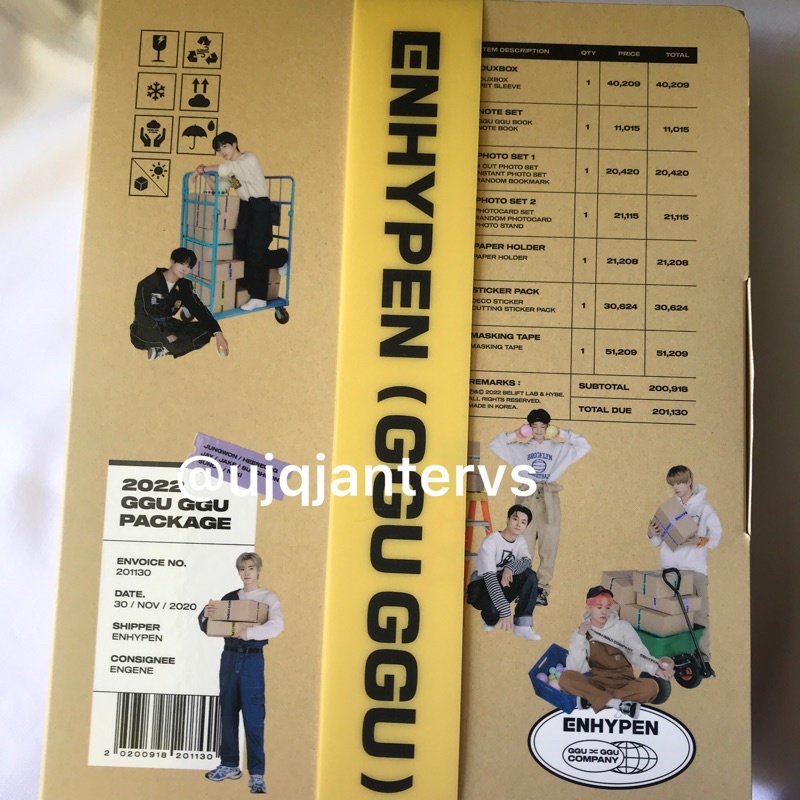 [SHARING] Ggu ggu package Enhypen 2022