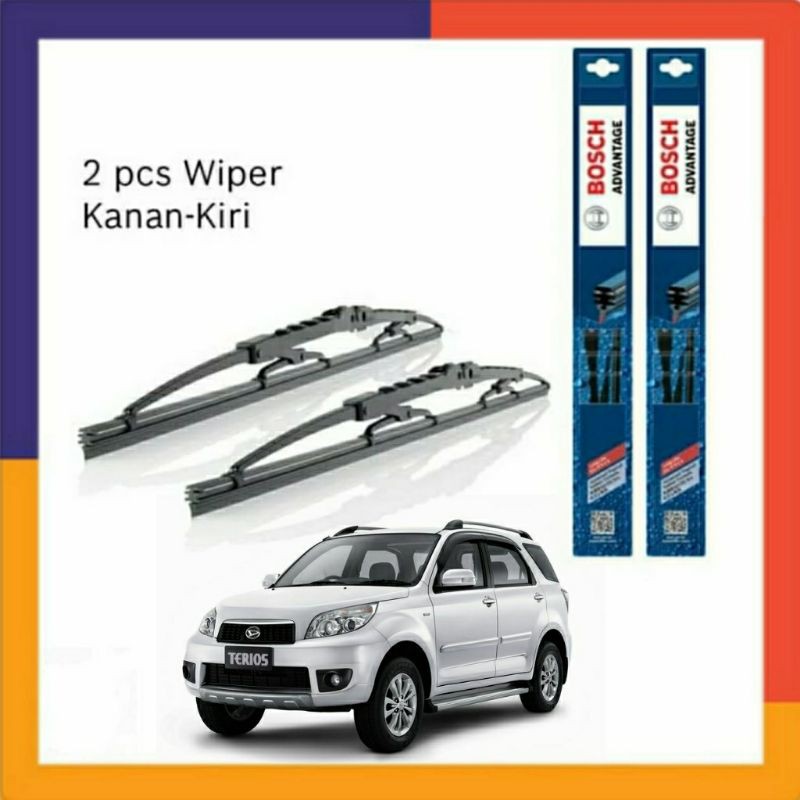 Wiper Frameless Bosch Standar Rush Terios