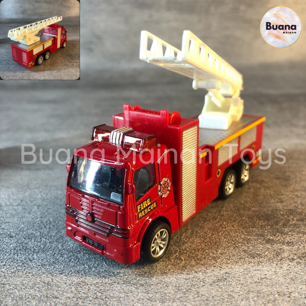 DIECAST TRUCK WORLD SCALE 1:55 MAINAN ANAK MOBIL MOBILAN KONSTRUKSI PEMADAM TRUK KEBERSIHAN KOTA