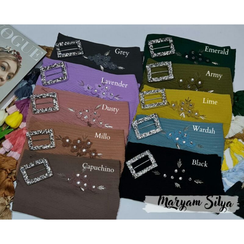 Jilbab Khimar Maryam Plisket Silya Tassel Ori Maryam Hijab-1