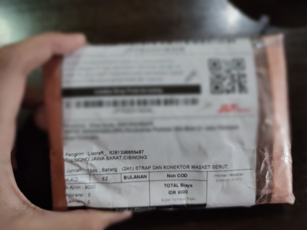(2in1) Strap Dan Konektor Masket Serut