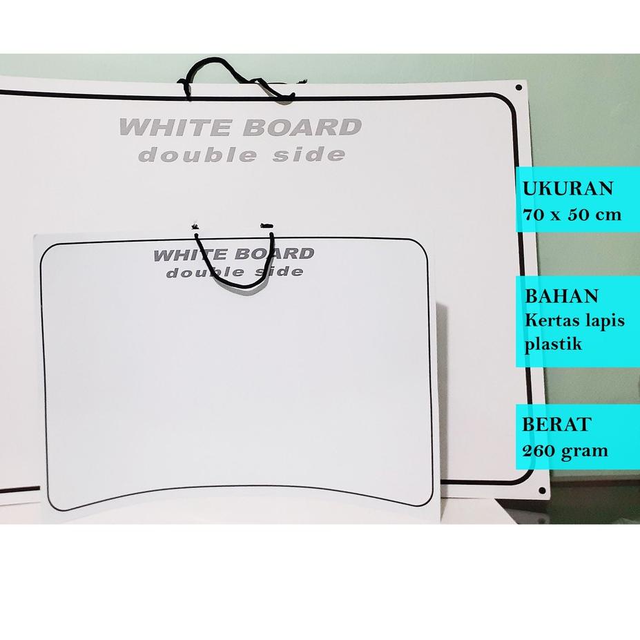 

[KODE PRODUK QZKAK6191] White Board Portable Besar / Whiteboard Gulung - Papan Tulis Tempel