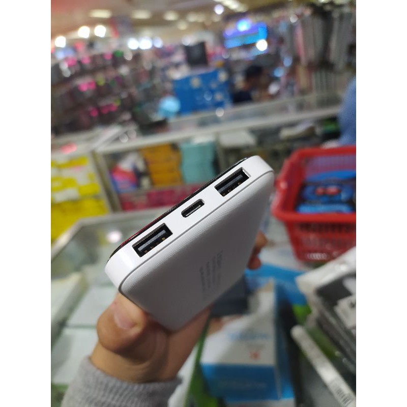 Power Bank Tipis Veger X101 Ultimate Powerbank Slim LED Display 10.000Mah