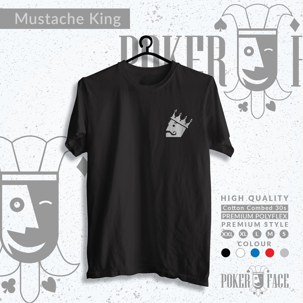 KAOS PREMIUM Moustace King - Poker Face