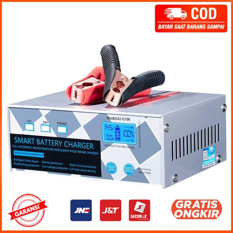 Charger Aki Mobil Lead Acid 260W 12V 24V 6 400Ah