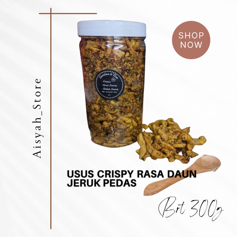 

Usus Crispy Rasa Daun Jeruk Pedas Cemilan santai