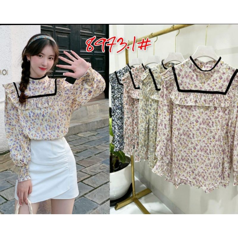 atasan bunga import terbaru Ld 106