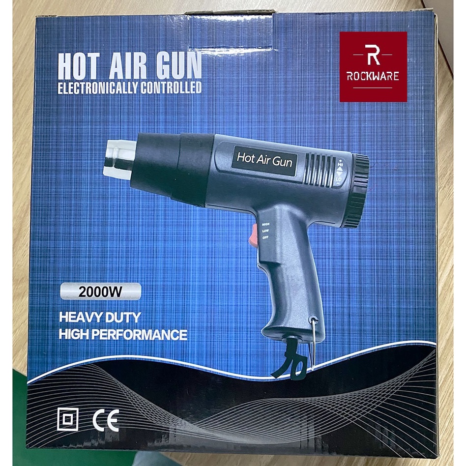 ROCKWARE RW-QR866A - Electric Blower Hot Air Gun Dryer 2000W