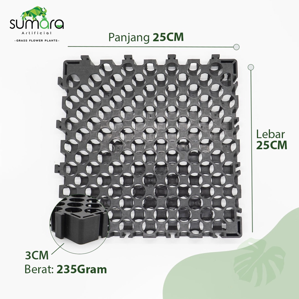 Sumara Artificial Drainage Cell / Drainase Cell Ukuran 25CMx25CM (1PCS)