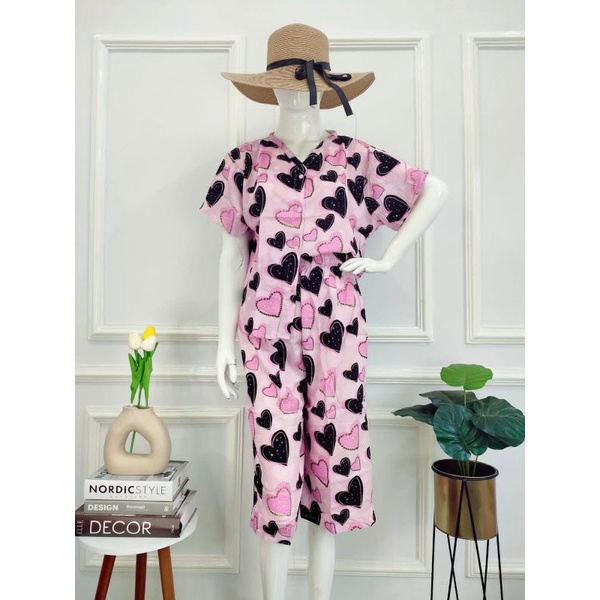 PIYAMA CELANA 7/8|| PIYAMA RAYON PREMIUM|| ONESET 7/8 ||SETELAN RAYON|| SETELAN WANITA