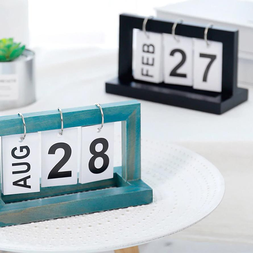 

TERBAIK..!! Kalender Meja Kayu Unik - Dekorasi Rumah Perpetual Kalender 138