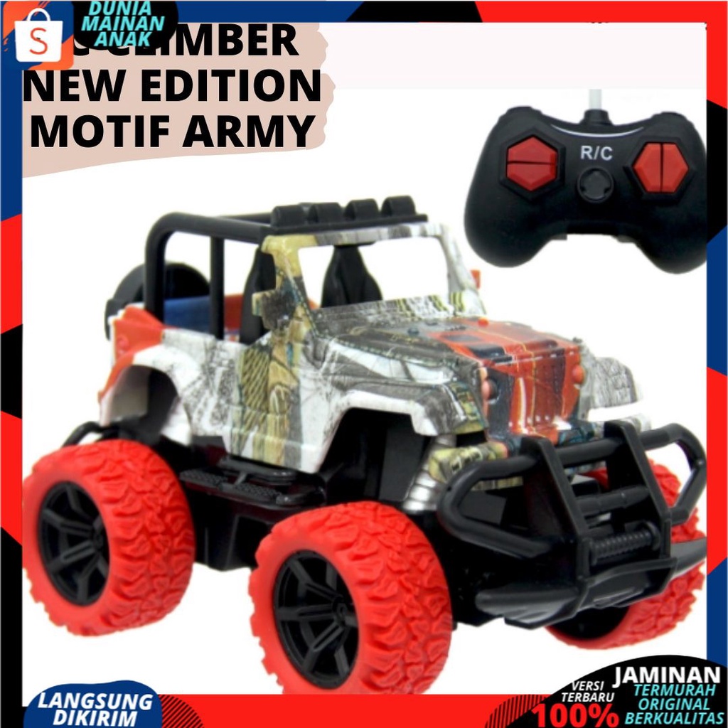 Mobil Remot Kontrol / RC Offroad / Rock Crawler Mobil Jeep Remote Control Mini Climber New Edition