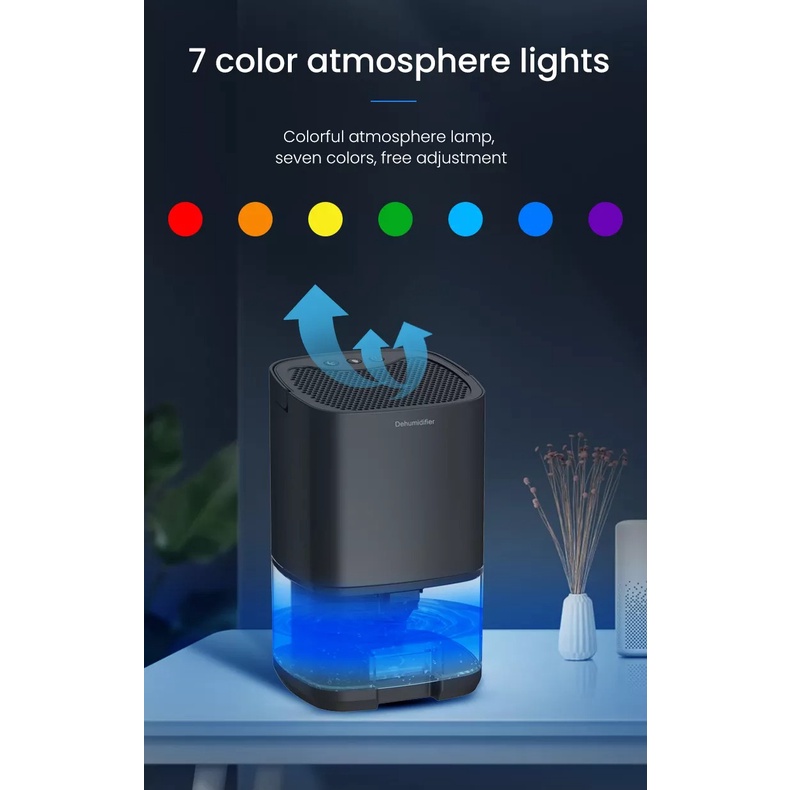 Dehumidifier Air Dryer 35W 1000ml Mini Purifier High Quality