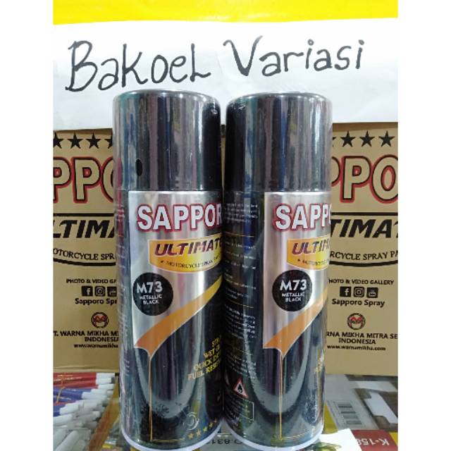 

Promo Sapporo Ultimate Metallic Black M73 Sapporo Paint Murah