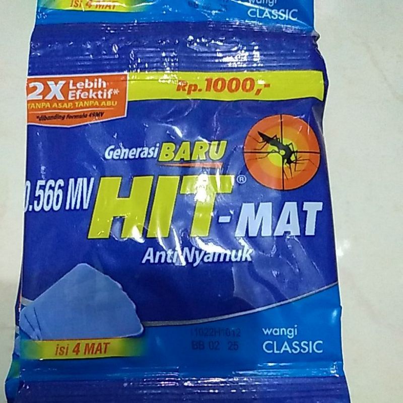 HIT MAT 1 Renceng ( 12 sachet @4mat)