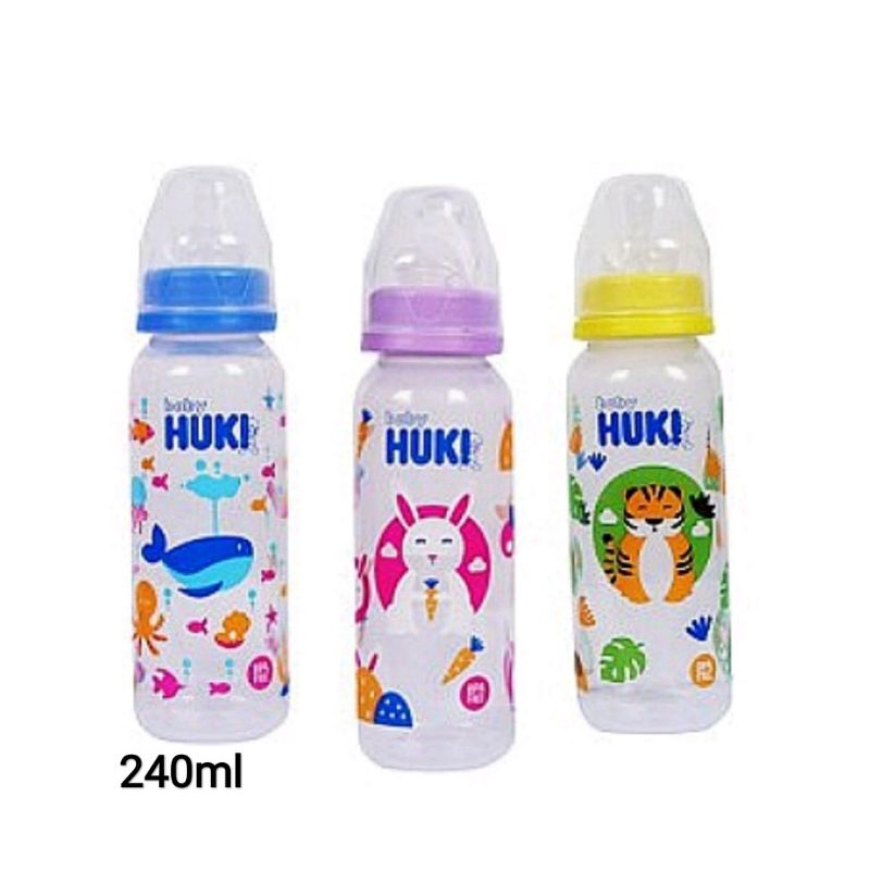 Baby Huki Botol Susu Dot Gepeng CI0342 60ml / CI0330 120ml / CI0329 240ml
