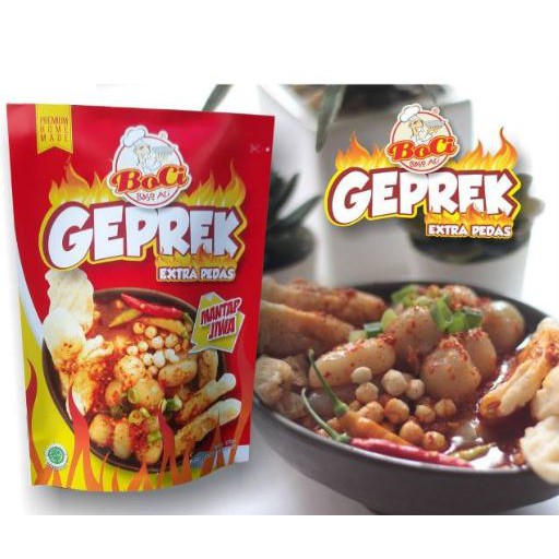 

[ ninagrosir] [GROSIR] Boci Geprek Extra pedas boci mantap jiwa EXTRA PEDAS HALAL!!!