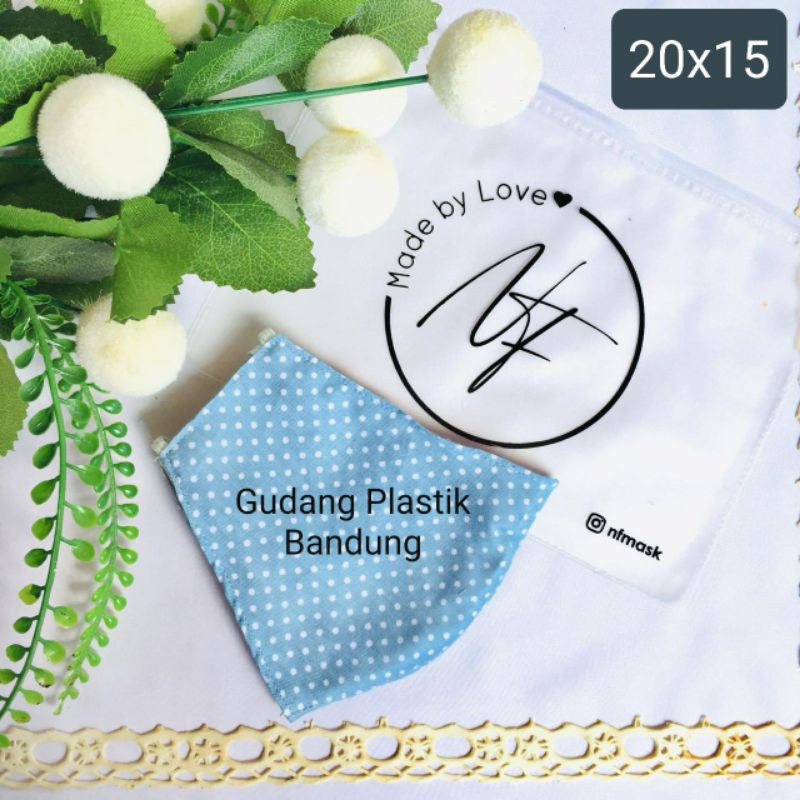 Pouch Souvenir Plastik Pouch Ziplock Masker