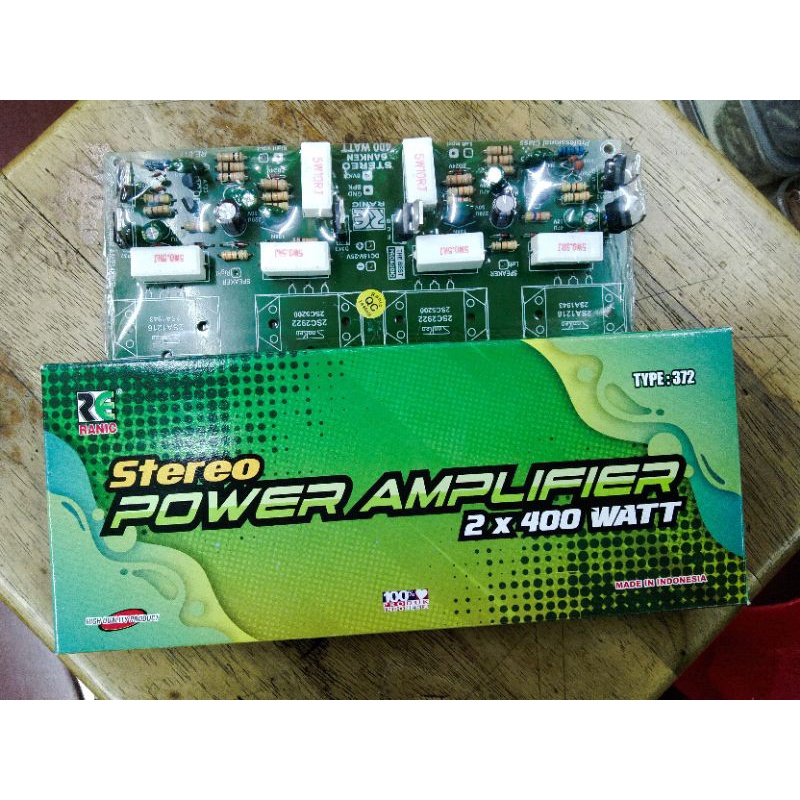 Kit Driver Power Amplifier Sanken Stereo Safari 2X400 Watt