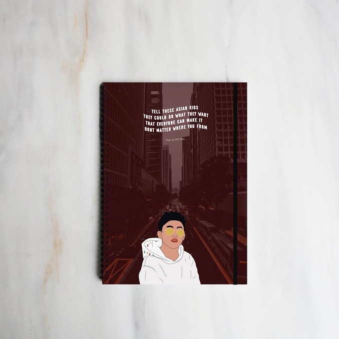 

[INDOPRIDE] RICH BRIAN Spiral Ruled Notebook Diary Journal Office School Supplies Buku Tulis chigga
