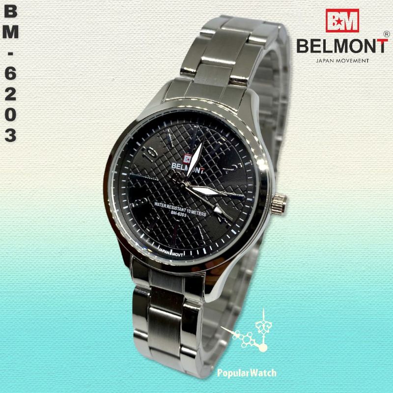 jam tangan rantai couple belmont BM6203 100%ORIGINAL dan WATER RESISTANT!!