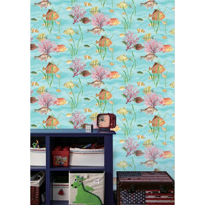 Wallpaper Dinding Anak Motif Ikan Nemo Hk