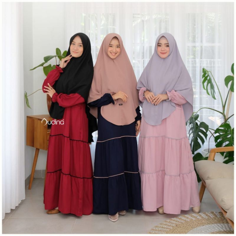 OPEN PO GAMIS SYARI HAWWA SET BY AUDINA