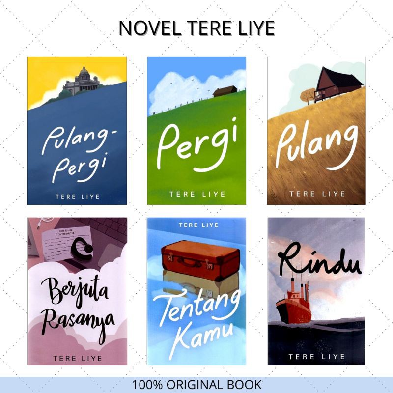 Novel Tere Liye Pulang Pergi Pulang Pergi Berjuta Rasanya Tentang Kamu Dan Rindu Shopee Indonesia