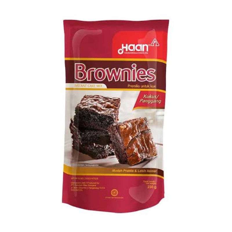 

Haan Tepung Brownies 230gr instant